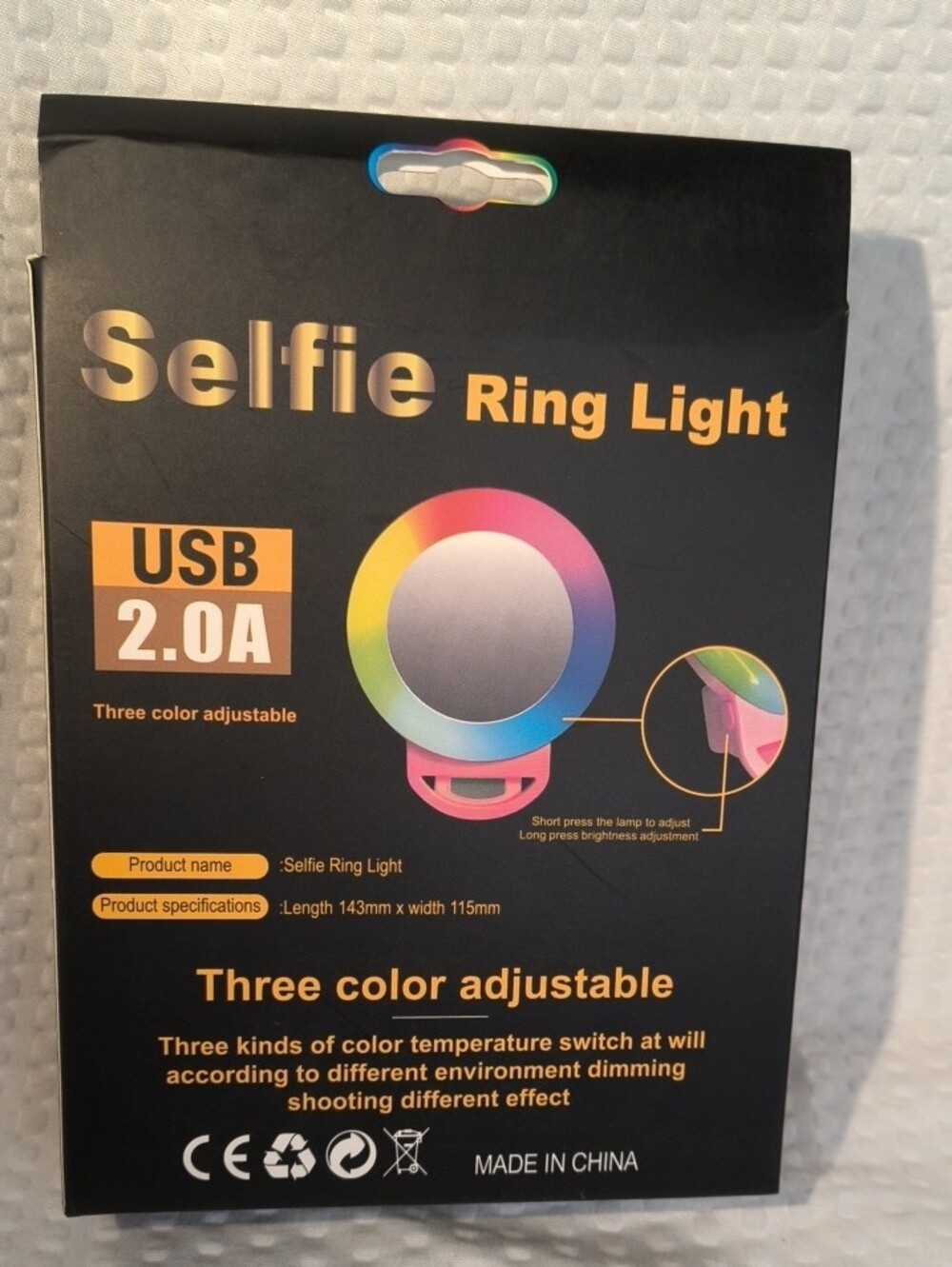 Selfie Ring Light USB Clip-On - Picture 3 of 5